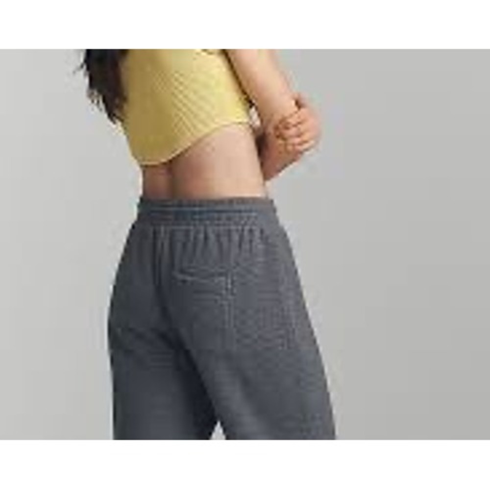 Daily Practice by Anthropologie Bring It Back Sweatpants Wide Leg Grey XL NEW - Picture 2 of 5